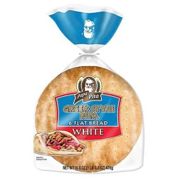 Papa Pita Classic White Greek Pita - 16.8 Oz