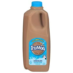 Trumoo Chocolate 1% Lowfat Milk Plastic Bottle - 0.5 Gallon