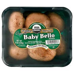 O Organics Organic Baby Bella Whole Mushrooms - 8 Oz