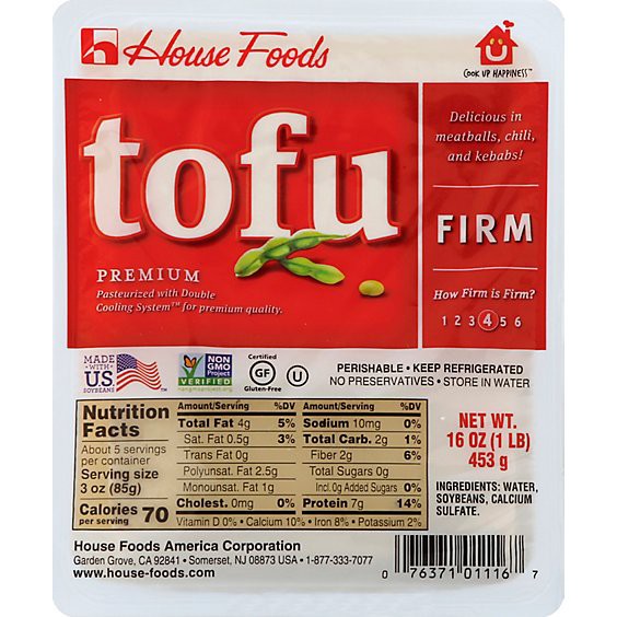 slide 1 of 1, House Premium Tofu Firm - 16 Oz, 16 oz
