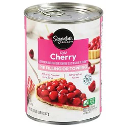 Signature Select Pie Filling Or Topping Cherry Light - 20 Oz