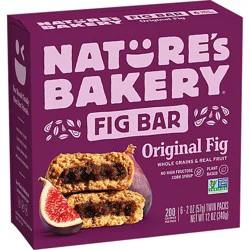 Natures Bakery Fig Bar Stone Ground Whole Wheat Original Fig - 6-2 Oz