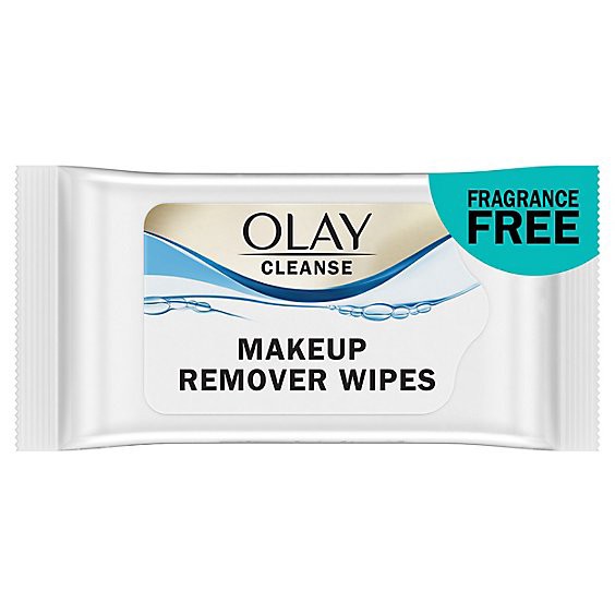 slide 1 of 1, Olay Cleanse Makeup Remover Wipes Fragrance Free - 25 Count, 25 ct