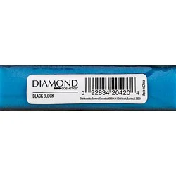 Diamond Cosmetics Nail Blcok Black 3 Sided - Each
