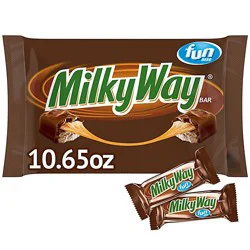 Milky Way Fun Size Chocolate Candy Bars Bag - 10.65 Oz