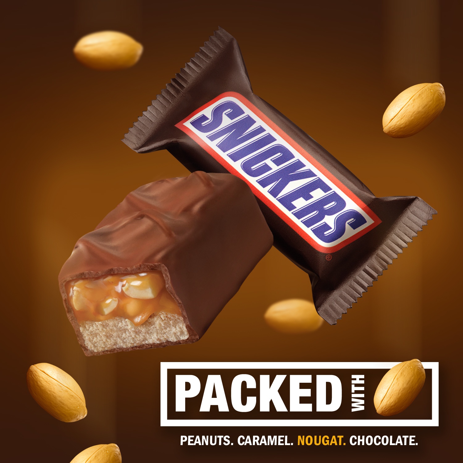 slide 6 of 7, Snickers Fun Size Chocolate Candy Bars, 10.59 oz