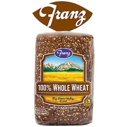 Franz Sandwhich Bread Big Horn Valley 100% Whole Wheat - 24 Oz
