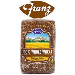 Franz Sandwhich Bread Big Horn Valley 100% Whole Wheat - 24 Oz