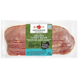 Applegate Natural Uncured Turkey Bacon - 8 Oz