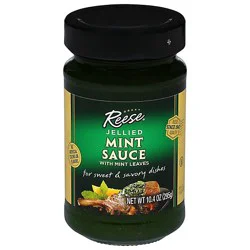 Reese Jelly Mint Sauce With Mint Leaves - 10.5 Oz