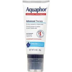 Aquaphor Advanced Therapy Healing Ointment With Touch Free Applicator - 3 Oz