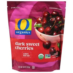O Organics Cherries Dark Sweet - 10 Oz