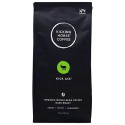 Kicking Horse Coffee Whole Bean Dark Roast Kick Ass - 10 Oz