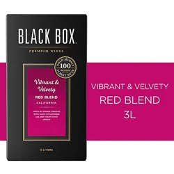 Black Box Vibrant & Velvety Red Blend Wine - 3 Liter