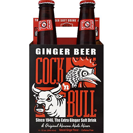 slide 1 of 11, Cocknbull Gingerbeer Soft Drink - 4-6 Fl. Oz., 4 ct; 12 fl oz