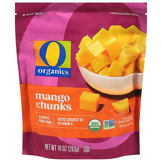 slide 1 of 1, O Organics Mango - 10 Oz, 10 oz