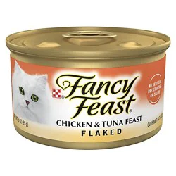Fancy Feast Cat Food Wet Chicken & Tuna - 3 Oz