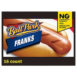 Ball Park Classic Hot Dogs Original Length - 16 Count