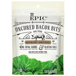 Epic Bacon Bits Uncured Hickory Smoked - 3 Oz