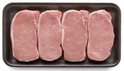Pork Loin Top Loin Chop Boneless Thick - 1.5 Lb