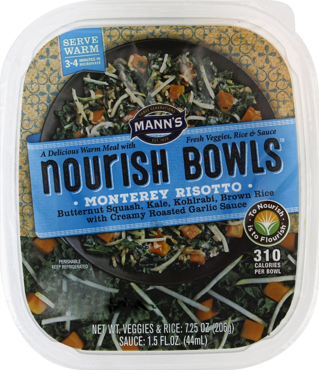 slide 4 of 4, Mann's Montery Rissoto Nourish Bowl, 7.75 oz