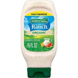 Hidden Valley Gluten Free Original Ranch Organic Salad Dressing And Topping - 16 Oz