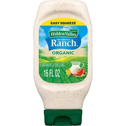 Hidden Valley Gluten Free Original Ranch Organic Salad Dressing And Topping - 16 Oz