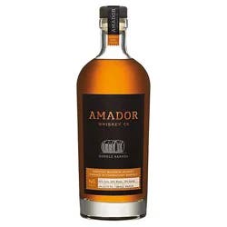 Amador Double Barrel 43% Alcohol Wheated Chardonnay Barrel Bourbon Whiskey 86 Proof - 750 Ml