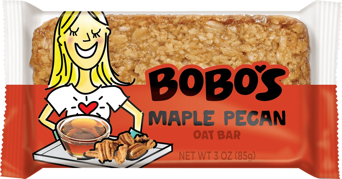 slide 4 of 4, Bobo's Maple Pecan Oat Bar 3 oz. Wrapper, 3 oz