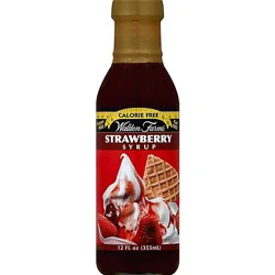 Walden Farms Syrup Calorie Free Strawberry - 12 Fl. Oz.