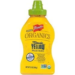 French's True Organics Classic Yellow Mustard - 12 Oz