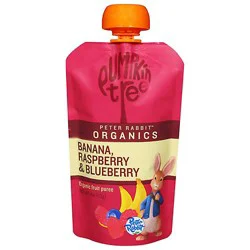Peter Rabbit Organics Snack Fruit Pure Raspberry Banana & Blueberry - 4 Oz