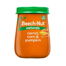 Beech-Nut Naturals Stage 2 Carrots Sweet Corn & Pumpkin Baby Food - 4 Oz