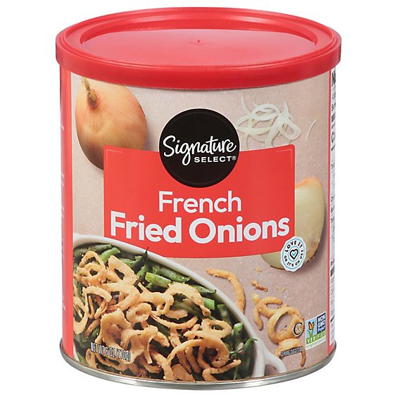 slide 1 of 1, Signature Select Onions French Fried - 6 Oz, 6 oz