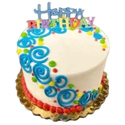 Bakery Cake Baby 5 Inch White - Each