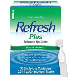 Refresh Plus Non Preserved Tears Lubricant Eye Drops - 30-0.01 Fl. Oz.
