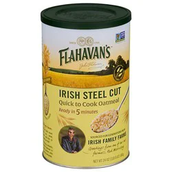 Flahavans Oatmeal Irish Steel Cut Quick To Cook - 24 Oz