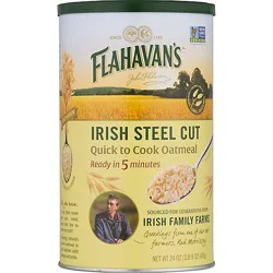 Flahavans Oatmeal Irish Steel Cut Quick To Cook - 24 Oz