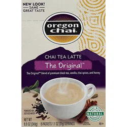 Oregon Chai Chai Tea Latte Powdered Mix The Original - 8-1.1 Oz