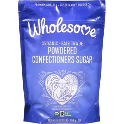 Wholesome Sugar Powedered Organic Bag - 16 Oz