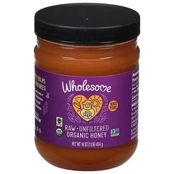 Wholesome Sweeteners Honey Raw Organic - 16 Oz