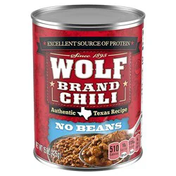Wolf Brand Chili Without Beans - 15 Oz