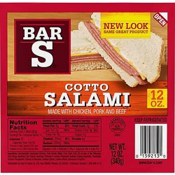 Bar-S Salami Cotto - 12 Oz