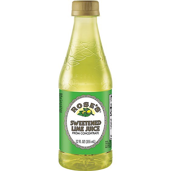 slide 1 of 1, Roses Sweetened Lime Juice Bottle - 12 Fl. Oz., 12 fl oz