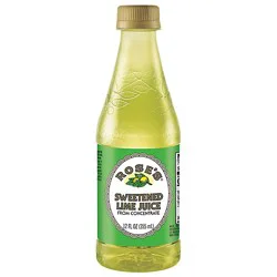 Roses Sweetened Lime Juice Bottle - 12 Fl. Oz.