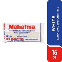 Mahatma Rice Enriched Extra Long Grain - 16 Oz