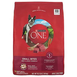 Purina One Smartblend Beef & Rice Dry Dog Food - 16.5 Lbs