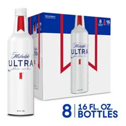 Michelob Ultra Superior Light American Lager Beer In Bottles - 8 - 16 Fl. Oz.