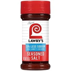 Lawry's 25% Less Sodium Seasoned Salt - 8 Oz