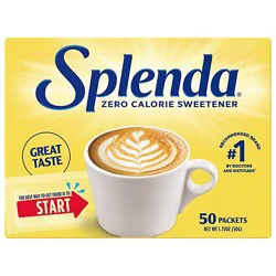 Splenda Sweetener No Calories Packets - 50 Count